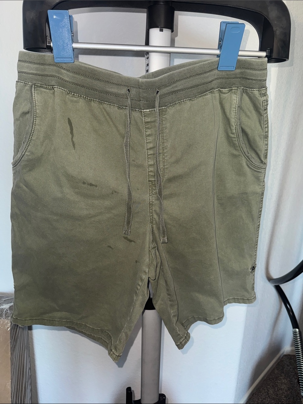 Women’s Olive Green Drawstring Shorts